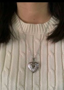 Vintage Heart Locket Necklace