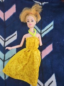 Yellow Dress Doll Toy