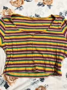 Striped Long Sleeve Top
