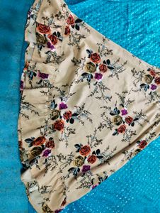 Floral Print Short Sleeve Casual Dress