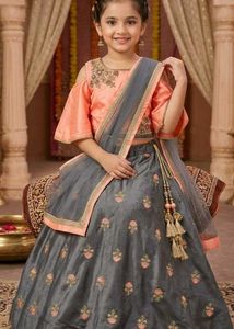 Designer Girl's Lehenga Choli Set