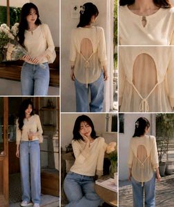 Peach Asymmetrical High-Low Top – (Tag Miss)