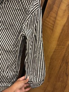Classic Striped Button-Up Shirt