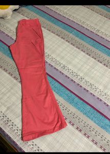 Forever-21 Bootcut Coral Pink Pants