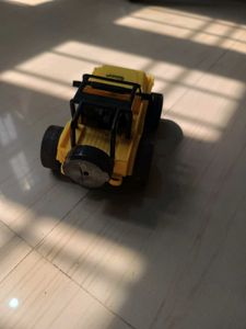 Combo of Yellow Stunt Toy Jeep + Car