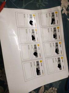 pack of 8 shipping label