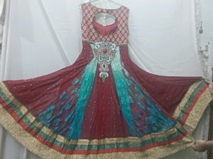 Beautifully Embellished anarkali suit