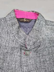 Men's Grey Nehru Jacket