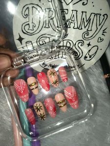 Navratri nail set