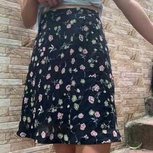Cute Floral Mini Skirt