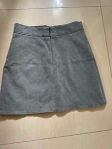 Casual Grey Mini Skirt