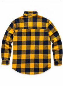 H&amp;M Men's Yellow &amp; Black Checkered Shirt