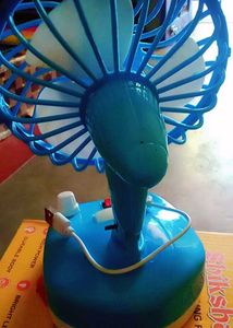 Rechargeable Fan With A Light ,