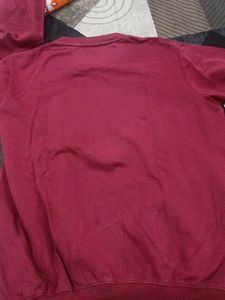 Maroon Crewneck Sweatshirt