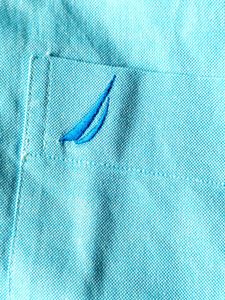 Nautica Men's Blue Button-Down Shirt