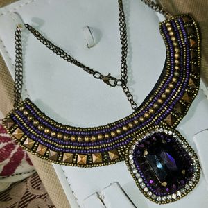 Purple Queens Neckpiece