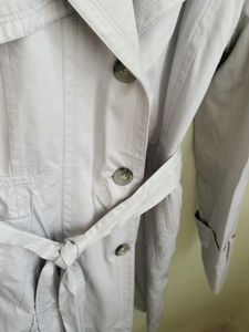 Classic Light Grey Trench Coat