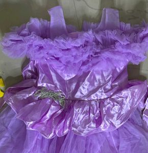 Beautiful Lavender Tulle Gown