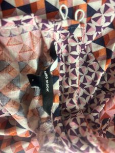 Chic Geometric Print Blouse