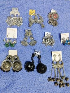 Combo of 10 Ethnic earrings