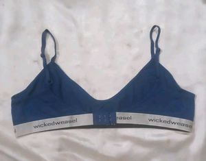 Blue Wicked Weasel Bra