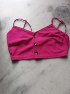 SHEIN Fuchsia Cami Top &amp; Shorts Set