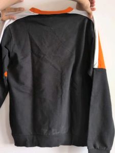 MAX Orange &amp; Black Graphic Sweatshirt