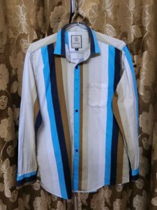 Men's Striped Long Sleeve Shirt