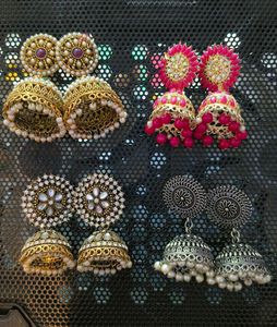 Set of 4 Ethnic Traditional Jhumkas Combo