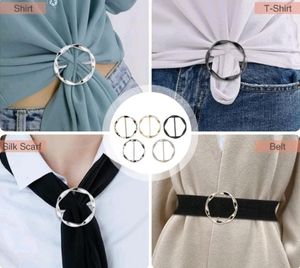 Scarf Ring Clip Blouse T-shirt Tie Rings Clips