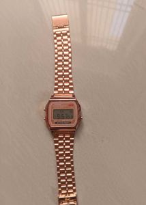 Rose Gold Digital Watch