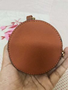 Brown Faux Leather Backpack