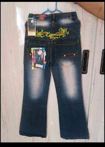 Cyber Y2K Dragon Embroidered Flare Jeans (BNWT)