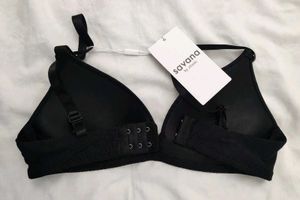 Savana Ribbed Black Bra