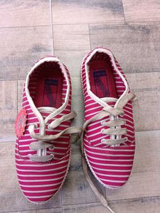 Cute Striped Canvas Sneakers