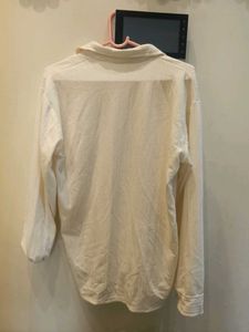 Elegant White Button-Down Shirt