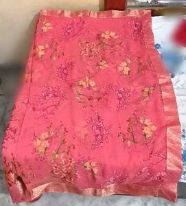 Premium Floral Organza Saree 🌸 | Party wear