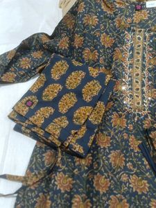 Floral Print Kurta Set
