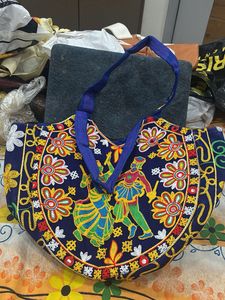 Boho Embroidered Shoulder Bag