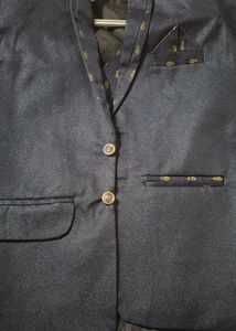Men's Navy Nehru Jacket