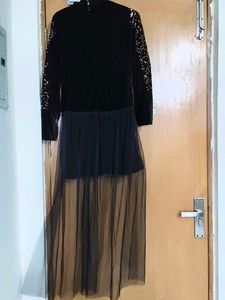 black partywear dress
