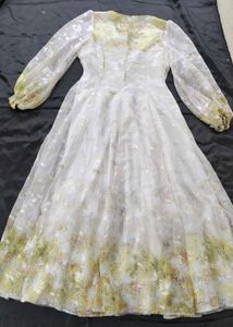 brand new(savana)vintage gold Floral Print Maxi
