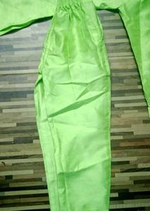 Festive Green Boys' Kurta Set