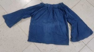 elastic off shoulder top