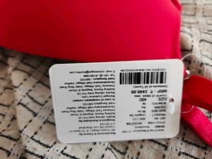 Lacy Red Push-Up Bra