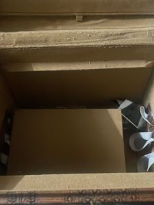 set of 2 leather vanity boxes