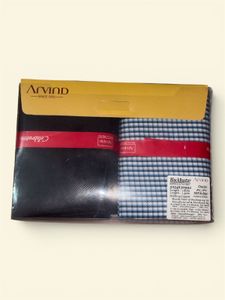 Arvind Men’s Shirt &amp; Pant Fabric Set