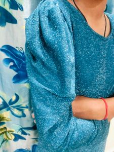 Sparkly Blue Party Dress
