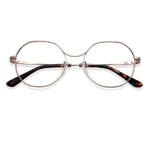 Lenskart John Jacobs Online Gold Full Rim Geometri