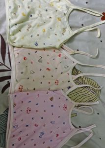 Set of 3 Baby Girls Undershirts